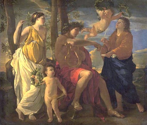 Inspiration of the Poet by Nicolas Poussin