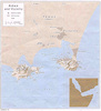 Carte du Golfe d'Aden, Yémen.