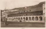 Grand Royal Hotel, anciennement Grand Hôtel de l'Univers, Steamer-Point, Aden, Yémen vers 1920.