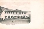 L'Hôtel de L'Europe sur le Crescent et la Turkish Shop sur le Crescent, Steamer-Point, Aden, Yémen.