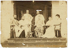 Un coin de table à Aden : photo prise à l'Hôtel de L'Univers dans l'été 1880.